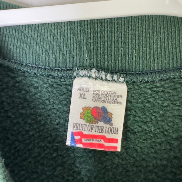 VTG Fruit of the Loom Grand Canyon Men's XL Kokopelli Sweatshirt Crewneck Green - Picture 3 of 4